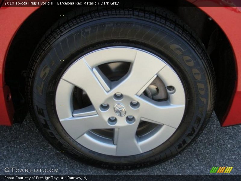 Barcelona Red Metallic / Dark Gray 2010 Toyota Prius Hybrid III