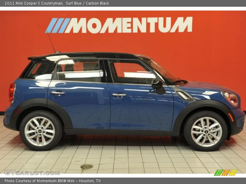 Surf Blue / Carbon Black 2011 Mini Cooper S Countryman