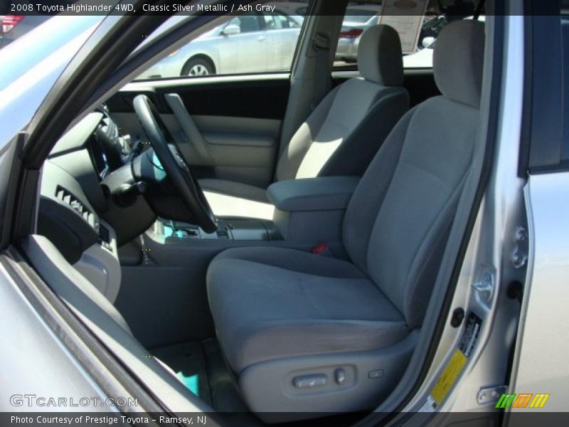 Classic Silver Metallic / Ash Gray 2008 Toyota Highlander 4WD