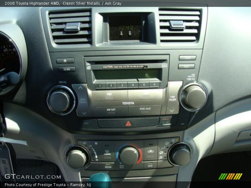 Classic Silver Metallic / Ash Gray 2008 Toyota Highlander 4WD