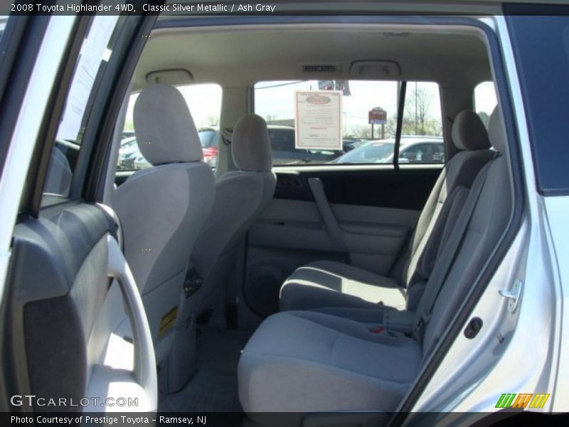 Classic Silver Metallic / Ash Gray 2008 Toyota Highlander 4WD