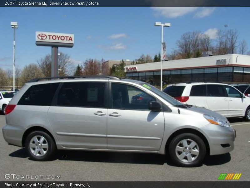 Silver Shadow Pearl / Stone 2007 Toyota Sienna LE