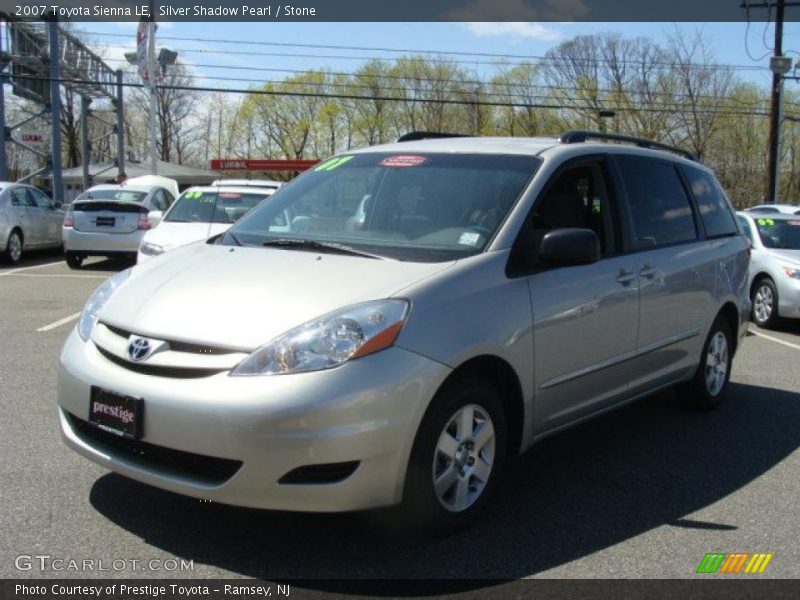 Silver Shadow Pearl / Stone 2007 Toyota Sienna LE
