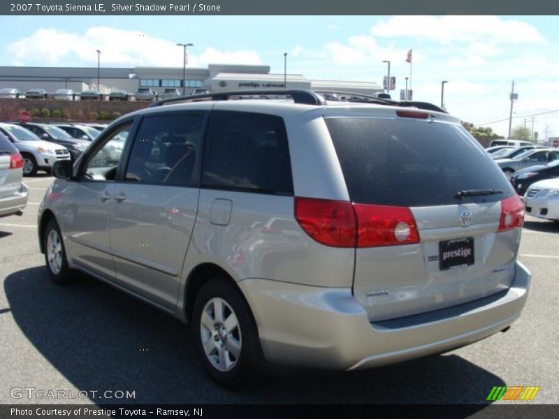 Silver Shadow Pearl / Stone 2007 Toyota Sienna LE