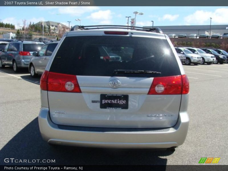 Silver Shadow Pearl / Stone 2007 Toyota Sienna LE