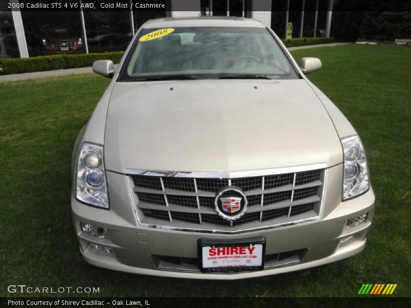 Gold Mist / Cashmere 2008 Cadillac STS 4 V6 AWD