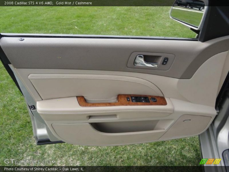 Gold Mist / Cashmere 2008 Cadillac STS 4 V6 AWD