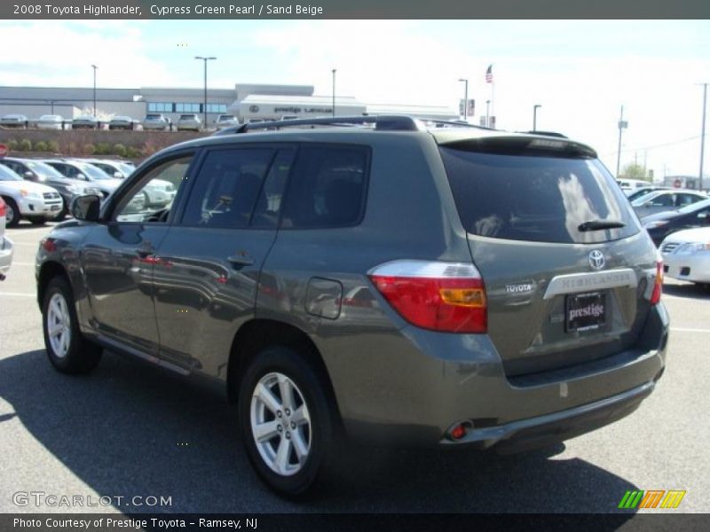 Cypress Green Pearl / Sand Beige 2008 Toyota Highlander