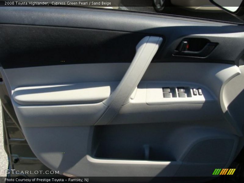 Cypress Green Pearl / Sand Beige 2008 Toyota Highlander