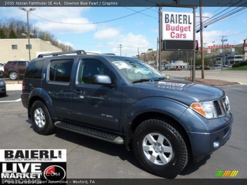 Silverton Blue Pearl / Graphite 2005 Nissan Pathfinder SE 4x4