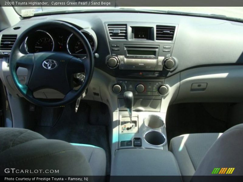 Cypress Green Pearl / Sand Beige 2008 Toyota Highlander