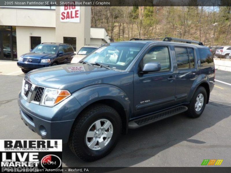 Silverton Blue Pearl / Graphite 2005 Nissan Pathfinder SE 4x4