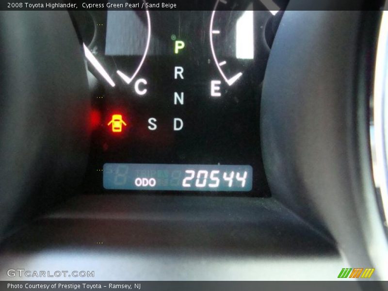 Cypress Green Pearl / Sand Beige 2008 Toyota Highlander