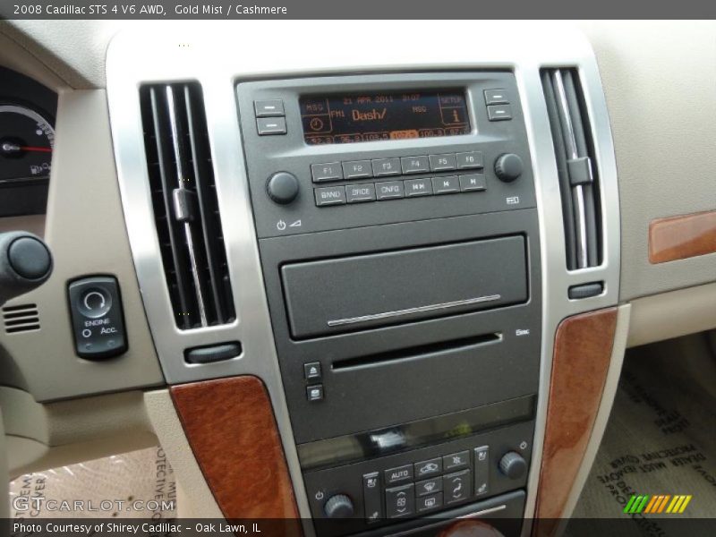 Controls of 2008 STS 4 V6 AWD