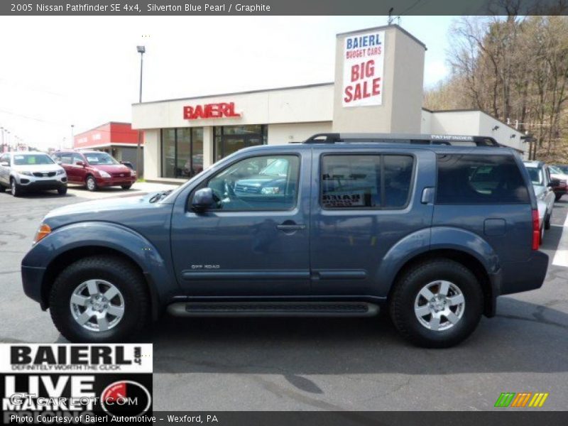 Silverton Blue Pearl / Graphite 2005 Nissan Pathfinder SE 4x4