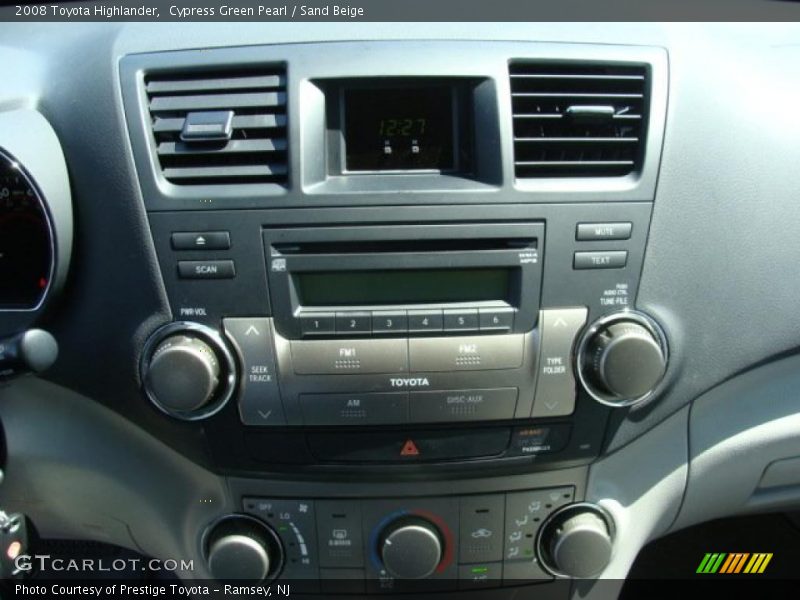 Cypress Green Pearl / Sand Beige 2008 Toyota Highlander