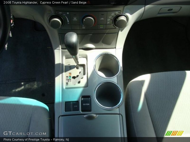 Cypress Green Pearl / Sand Beige 2008 Toyota Highlander