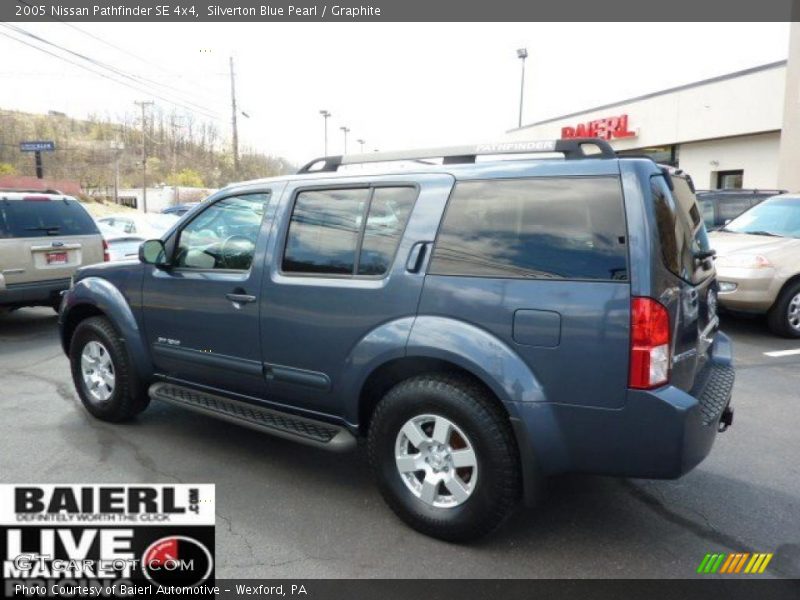 Silverton Blue Pearl / Graphite 2005 Nissan Pathfinder SE 4x4