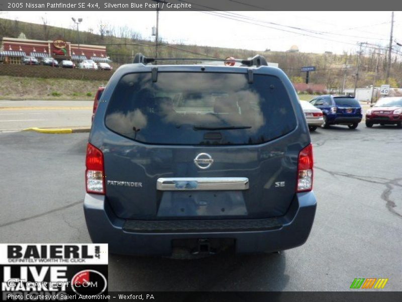 Silverton Blue Pearl / Graphite 2005 Nissan Pathfinder SE 4x4