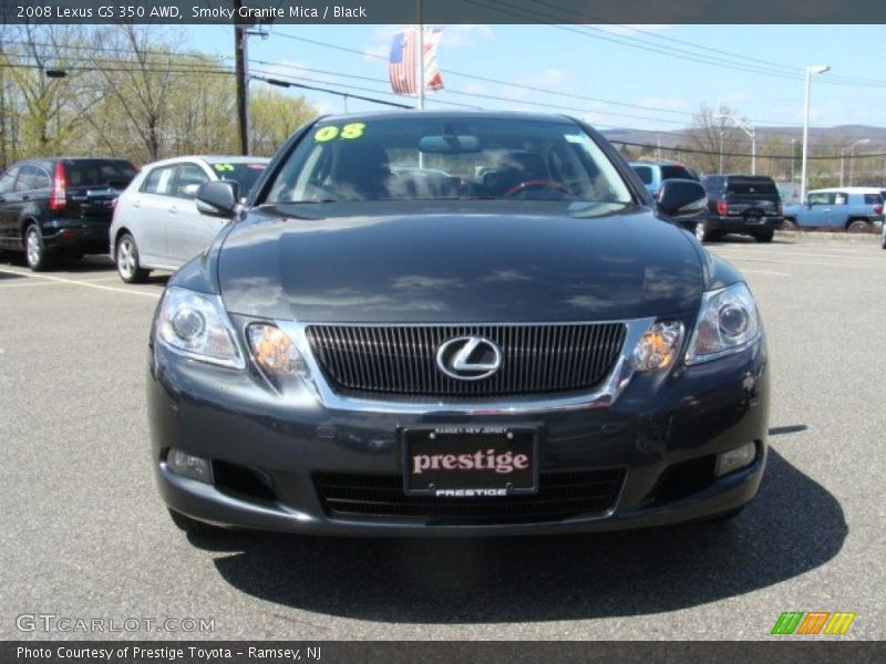 Smoky Granite Mica / Black 2008 Lexus GS 350 AWD