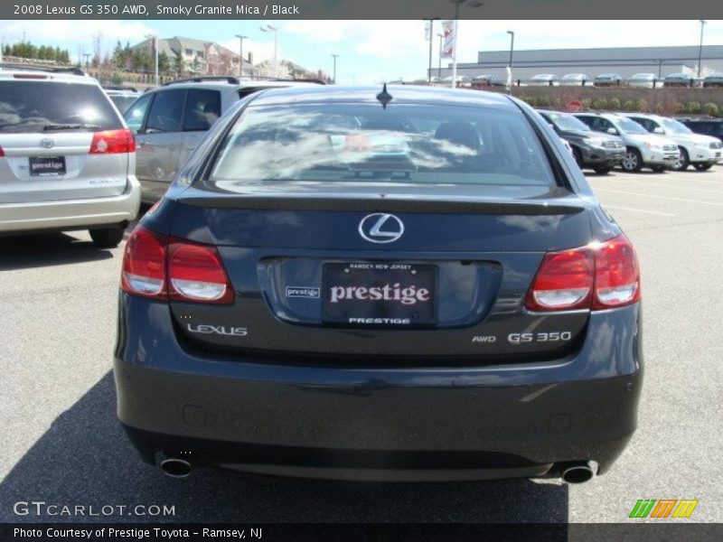Smoky Granite Mica / Black 2008 Lexus GS 350 AWD