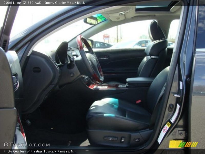 Smoky Granite Mica / Black 2008 Lexus GS 350 AWD