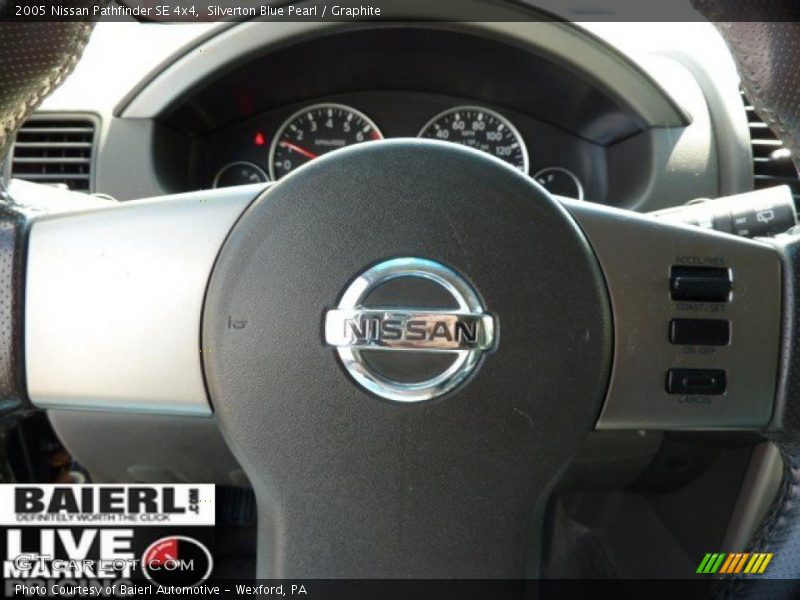 Silverton Blue Pearl / Graphite 2005 Nissan Pathfinder SE 4x4