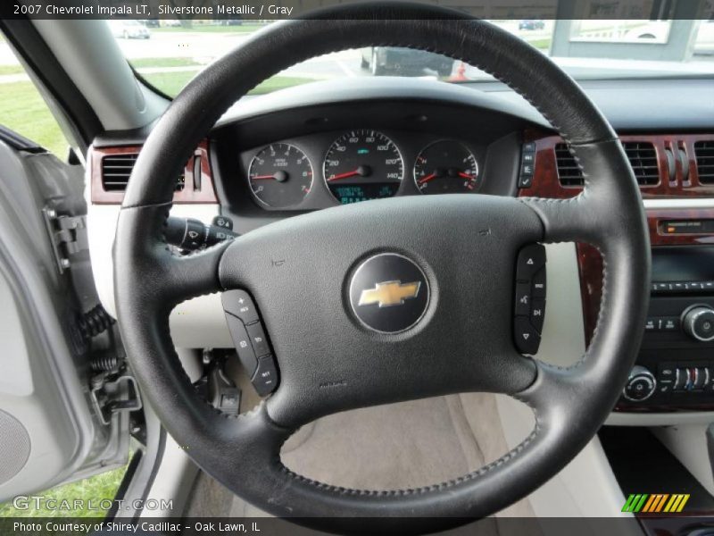 Silverstone Metallic / Gray 2007 Chevrolet Impala LT