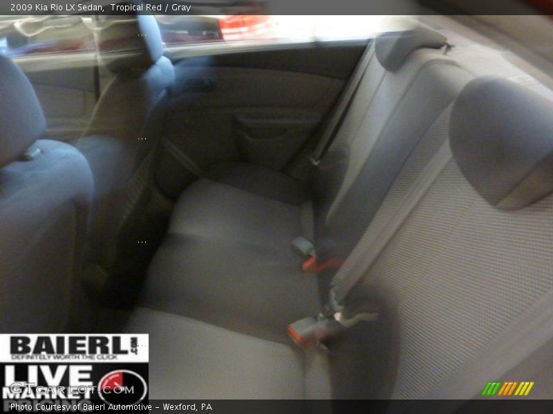 Tropical Red / Gray 2009 Kia Rio LX Sedan