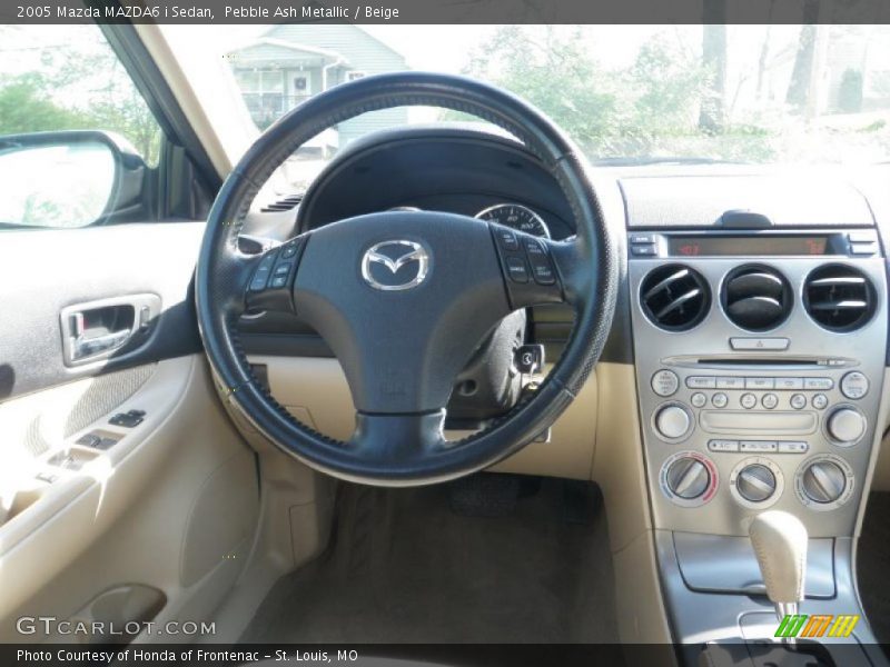 Pebble Ash Metallic / Beige 2005 Mazda MAZDA6 i Sedan