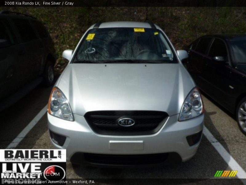 Fine Silver / Gray 2008 Kia Rondo LX