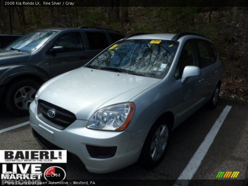 Fine Silver / Gray 2008 Kia Rondo LX