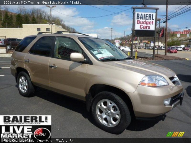 Mesa Beige Metallic / Saddle 2001 Acura MDX Touring