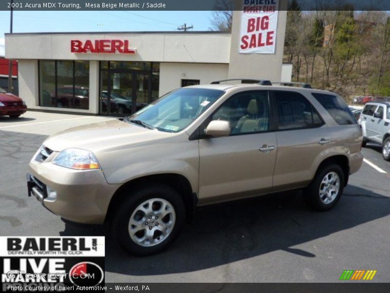 Mesa Beige Metallic / Saddle 2001 Acura MDX Touring
