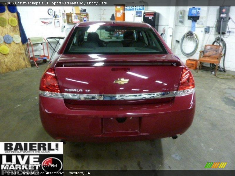 Sport Red Metallic / Ebony Black 2006 Chevrolet Impala LT