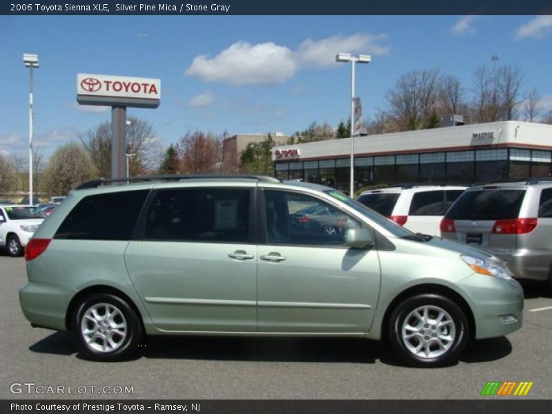 Silver Pine Mica / Stone Gray 2006 Toyota Sienna XLE