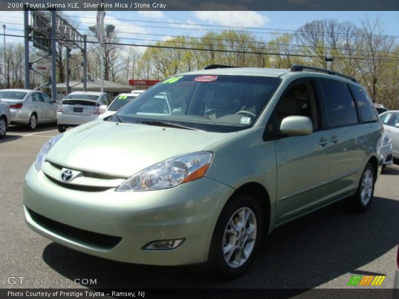 Silver Pine Mica / Stone Gray 2006 Toyota Sienna XLE