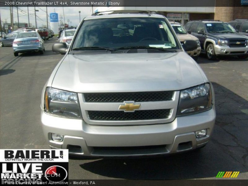 Silverstone Metallic / Ebony 2008 Chevrolet TrailBlazer LT 4x4