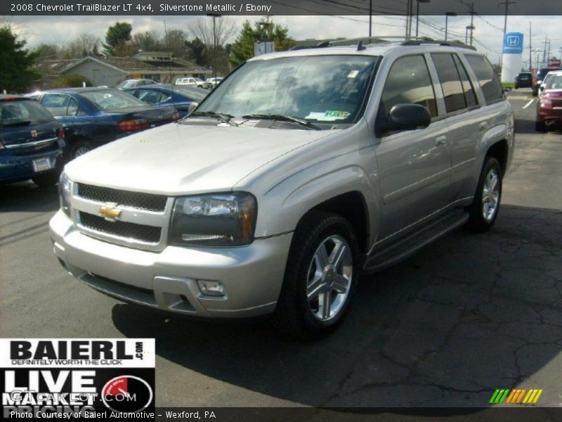 Silverstone Metallic / Ebony 2008 Chevrolet TrailBlazer LT 4x4