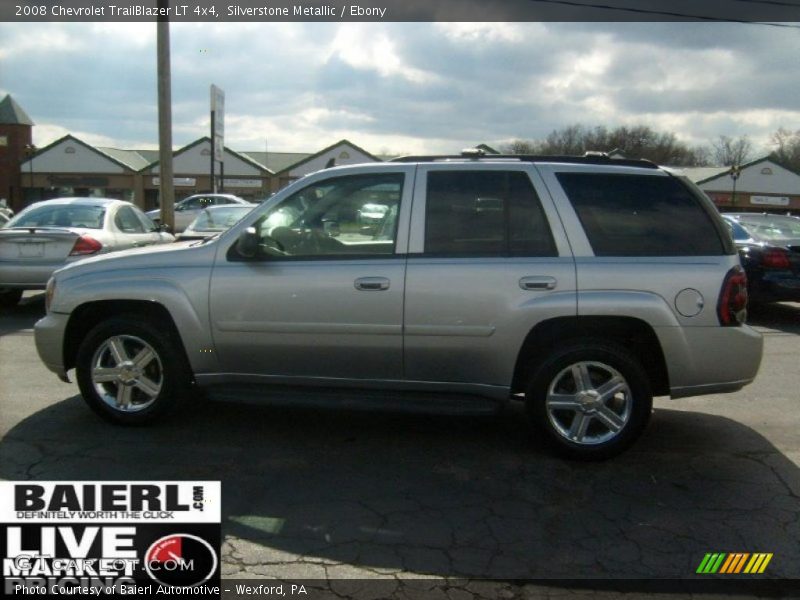 Silverstone Metallic / Ebony 2008 Chevrolet TrailBlazer LT 4x4