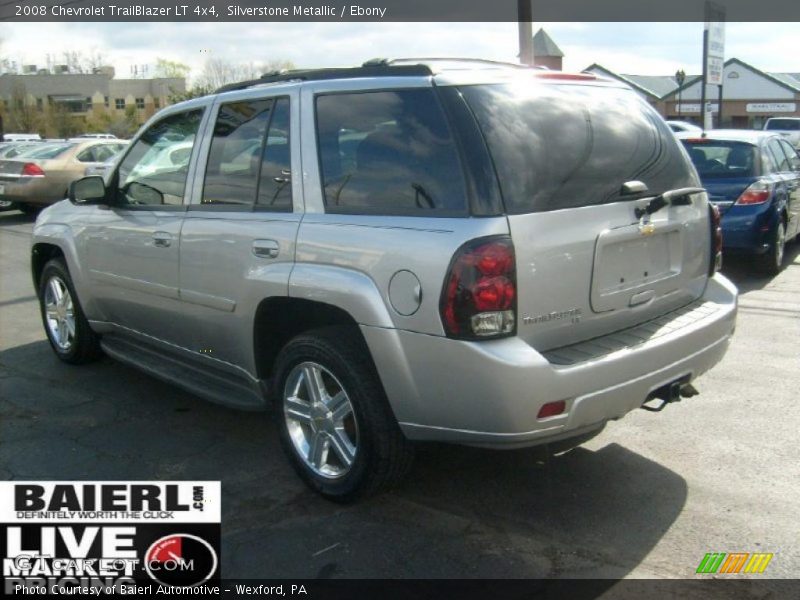 Silverstone Metallic / Ebony 2008 Chevrolet TrailBlazer LT 4x4