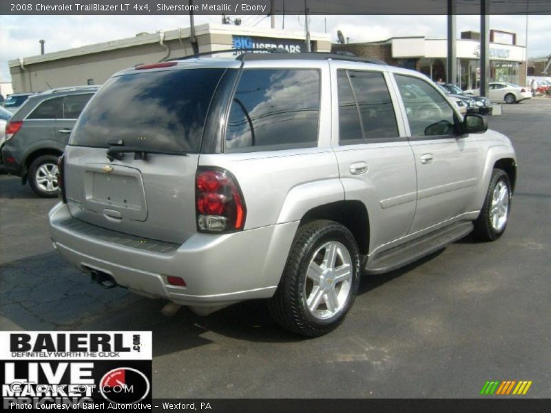 Silverstone Metallic / Ebony 2008 Chevrolet TrailBlazer LT 4x4