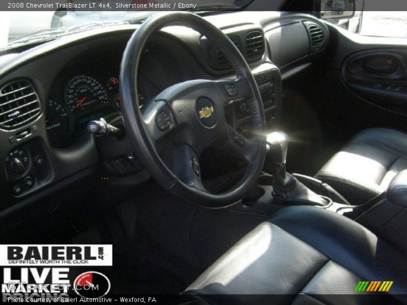Silverstone Metallic / Ebony 2008 Chevrolet TrailBlazer LT 4x4