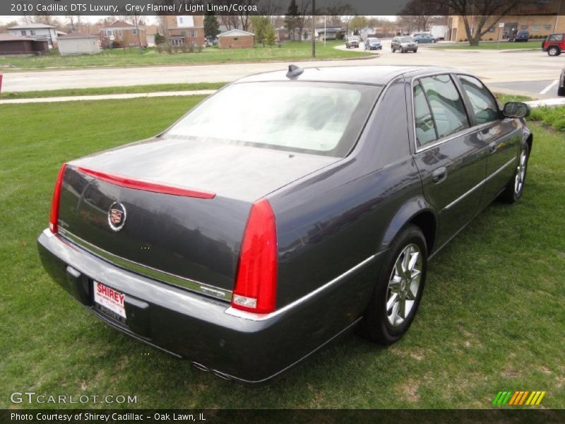 Grey Flannel / Light Linen/Cocoa 2010 Cadillac DTS Luxury