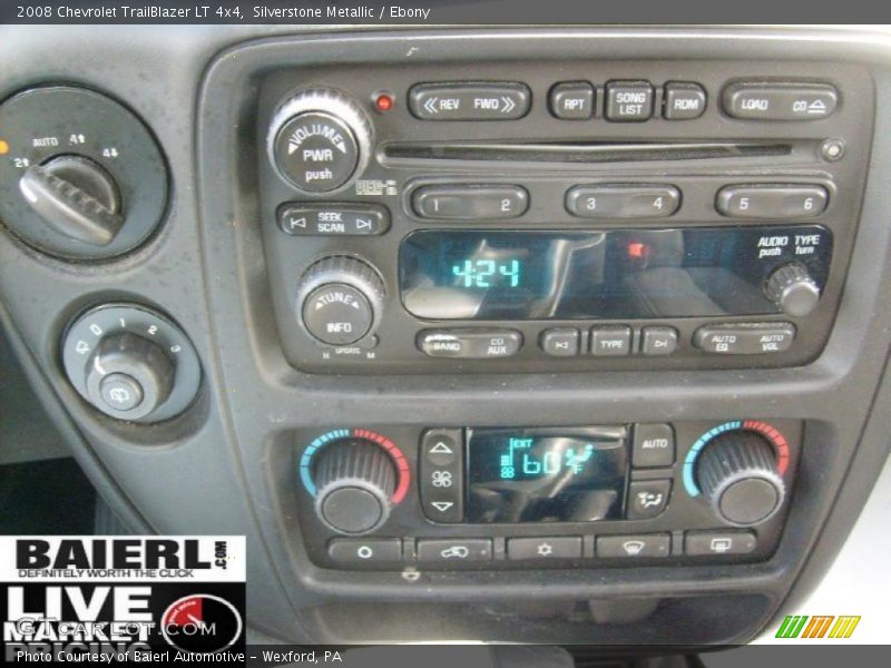 Silverstone Metallic / Ebony 2008 Chevrolet TrailBlazer LT 4x4