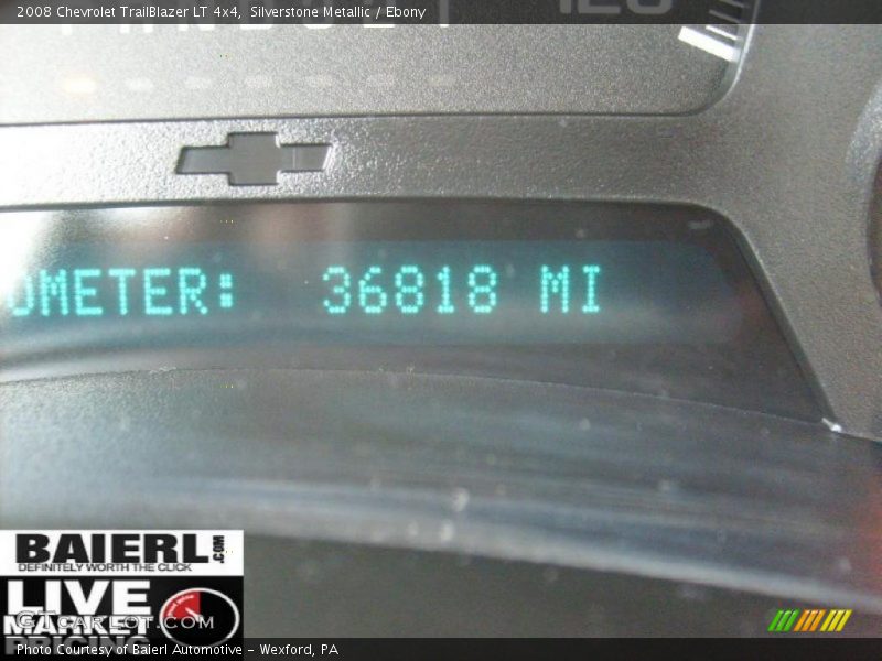 Silverstone Metallic / Ebony 2008 Chevrolet TrailBlazer LT 4x4