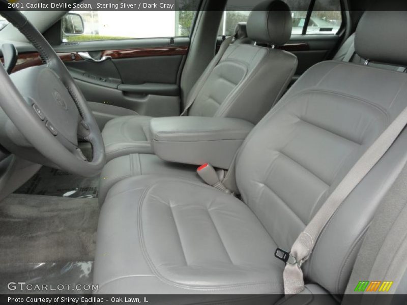 Sterling Silver / Dark Gray 2001 Cadillac DeVille Sedan