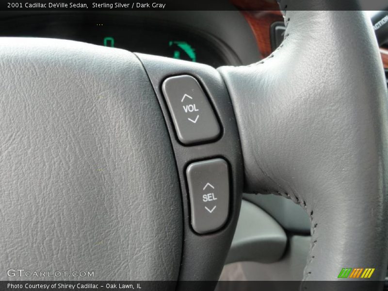 Sterling Silver / Dark Gray 2001 Cadillac DeVille Sedan