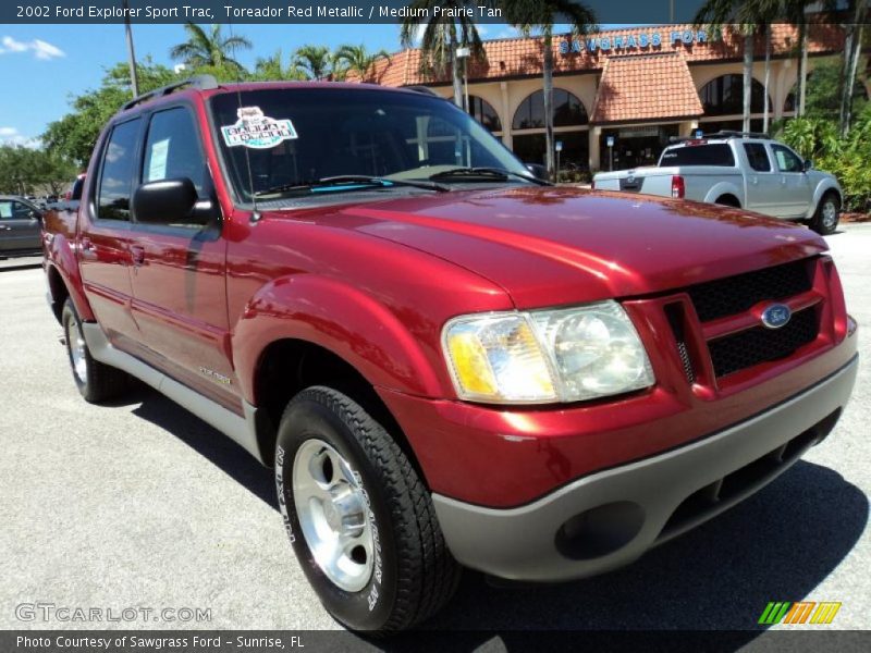 Toreador Red Metallic / Medium Prairie Tan 2002 Ford Explorer Sport Trac