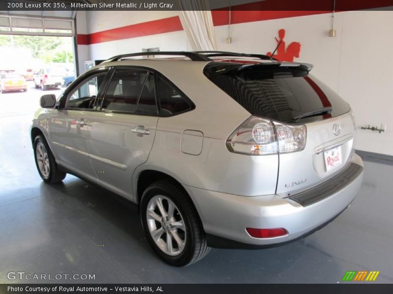 Millenium Silver Metallic / Light Gray 2008 Lexus RX 350